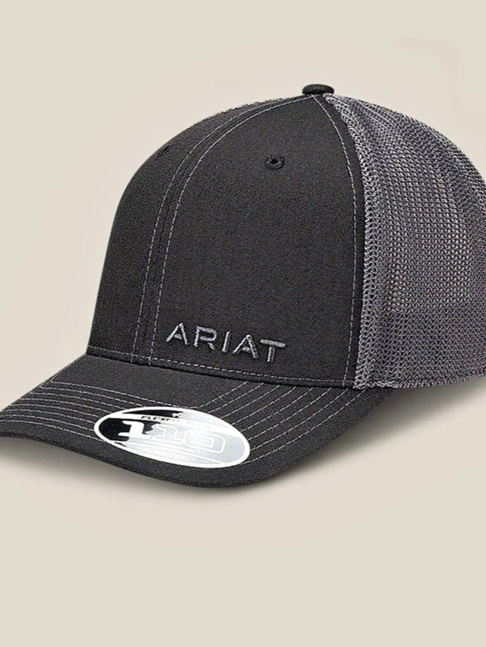 Ariat 110 Flexfit Mesh Snapback Cap Black
